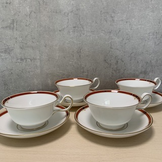 ウェッジウッド(WEDGWOOD)のウェッジウッド WEDGWOOD カップ&ソーサー  4客セット(グラス/カップ)