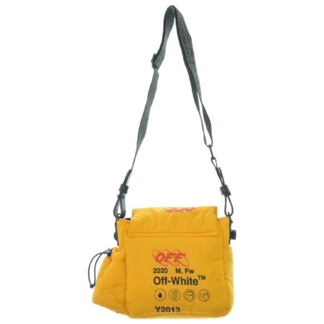 OFF-WHITE(オフホワイト)のOFF-WHITE オフホワイト ショルダーバッグ - 黄 【古着】【中古】 メンズのバッグ(ショルダーバッグ)の商品写真