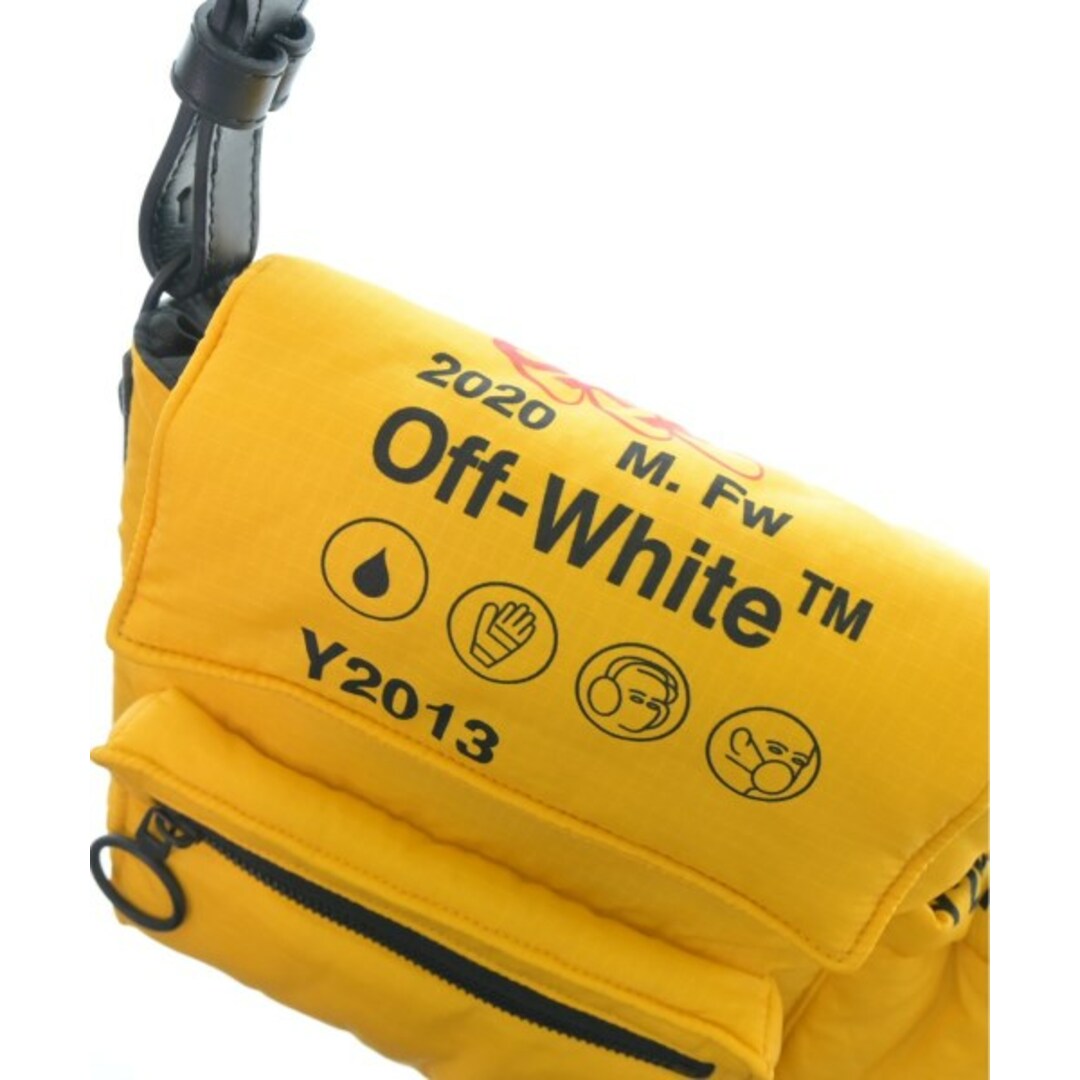 OFF-WHITE(オフホワイト)のOFF-WHITE オフホワイト ショルダーバッグ - 黄 【古着】【中古】 メンズのバッグ(ショルダーバッグ)の商品写真