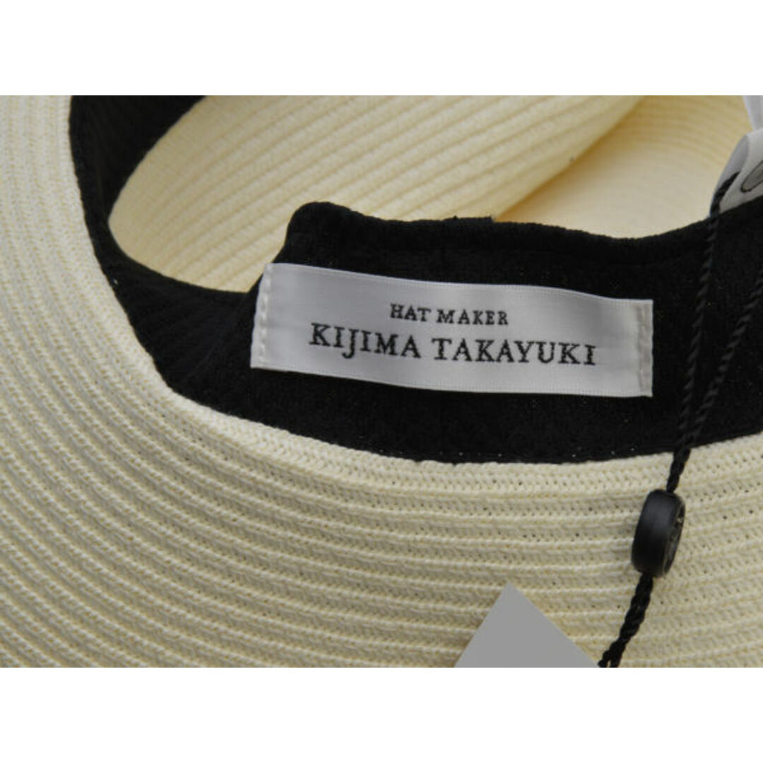 KIJIMA TAKAYUKI(キジマタカユキ)のキジマタカユキ HAT MAKER KIJIMA TAKAYUKI GALERIE VIE ペーパー ハット/帽子 Fサイズ ホワイト レディース j_p F-C1001 レディースの帽子(麦わら帽子/ストローハット)の商品写真