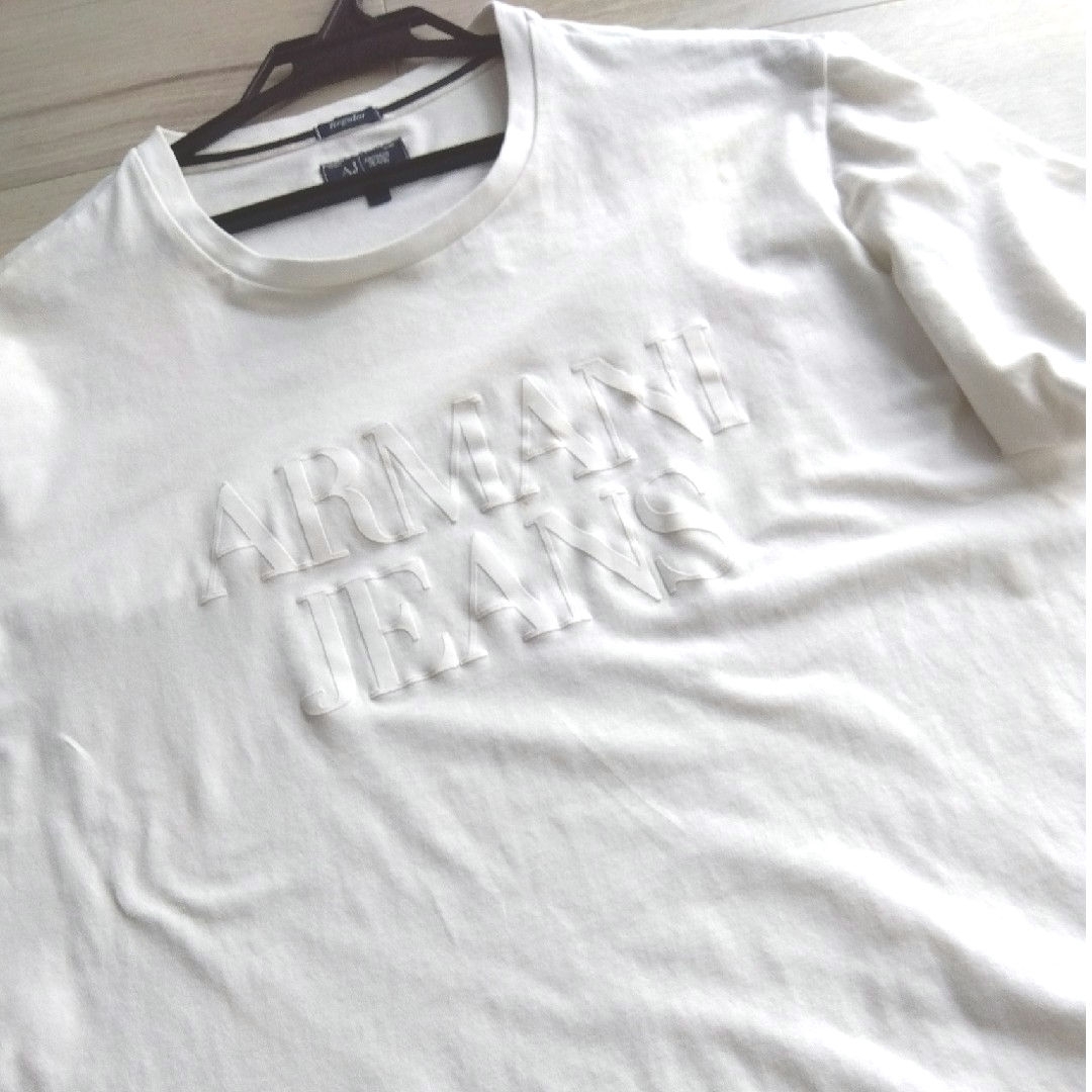 ARMANI JEANS(アルマーニジーンズ)のアルマーニ　メンズＴシャツsizeＬ メンズのトップス(Tシャツ/カットソー(半袖/袖なし))の商品写真