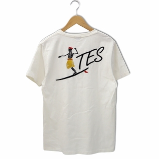 エンドレスサマー フラボーン エンブレ Tシャツ M ホワイト(Tシャツ/カットソー(半袖/袖なし))