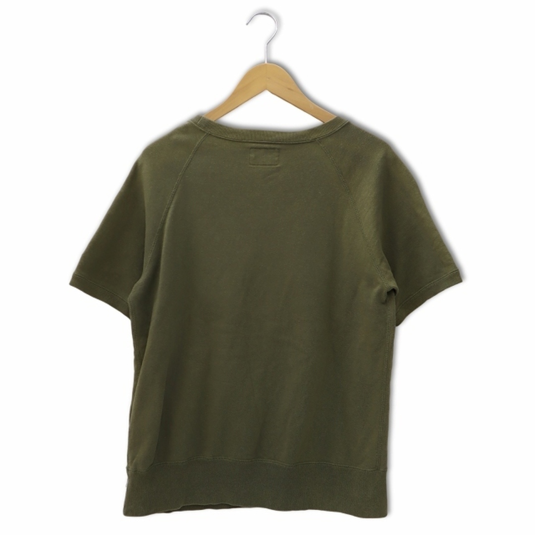 フェルコ ロゴ刺繍 半袖 裏毛 クルーネック コットン Tシャツ M グリーン メンズのトップス(Tシャツ/カットソー(半袖/袖なし))の商品写真