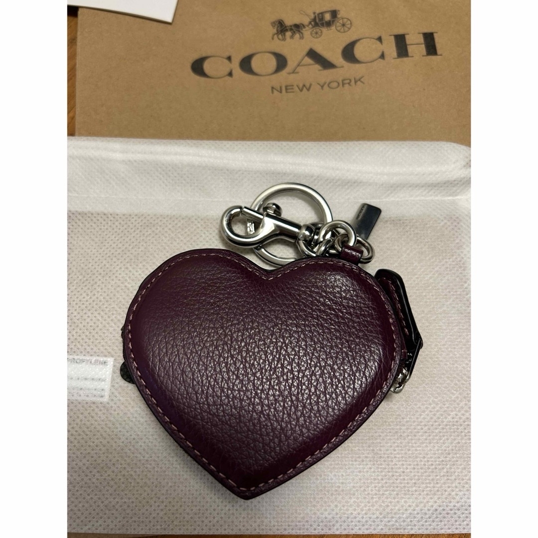 COACH(コーチ)の【COACH】ハートスタッズ　コインケース キーリング チャーム  レディースのファッション小物(財布)の商品写真