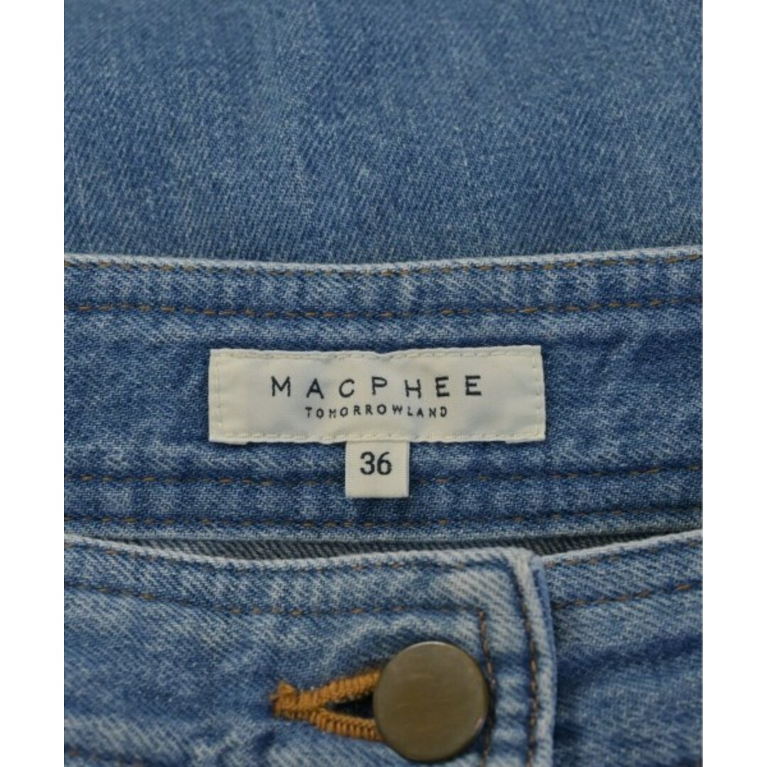 MACPHEE(マカフィー)のMACPHEE ロング・マキシ丈スカート 36(M位) インディゴ(デニム) 【古着】【中古】 レディースのスカート(ロングスカート)の商品写真