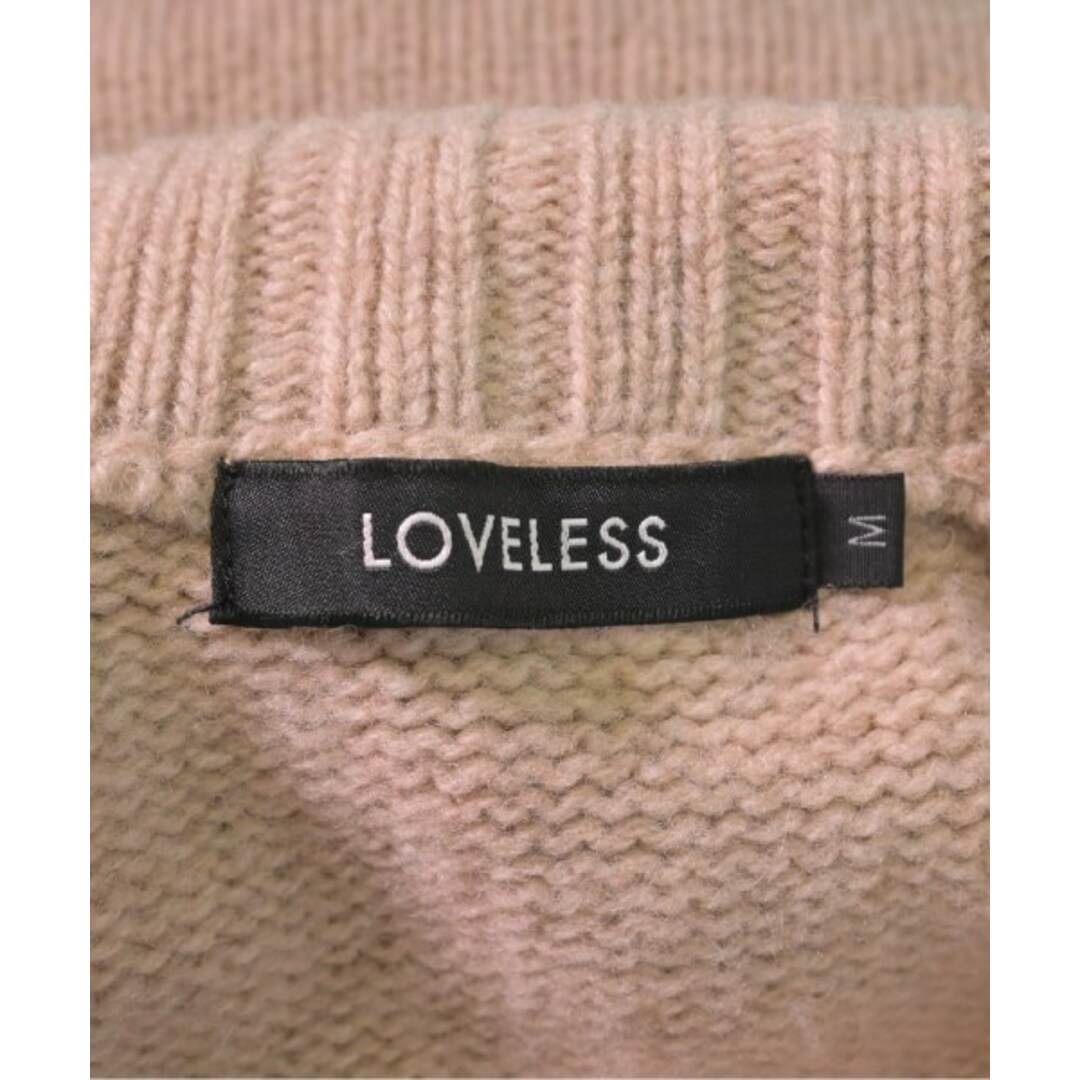 LOVELESS(ラブレス)のLOVELESS ラブレス ニット・セーター M ベージュ 【古着】【中古】 メンズのトップス(ニット/セーター)の商品写真