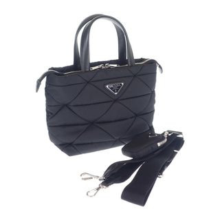 【中古】【Aランク】PRADA プラダ パデット Re-Nylonトートバッグ ハンドバッグ 2way 1BG373_RDJN_F0002_V_B9O ナイロン ブラック レディース【ISEYA】