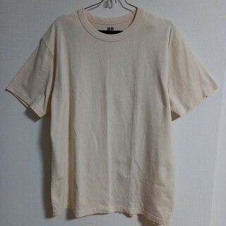 【未使用】UNIQLO/ユニクロ U/コットンTシャツ アイボリー XLサイズ
