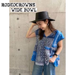 RODEO CROWNS WIDE BOWL - 【美品♡】RODEO CROWNS WIDE BOWLバンダナパッチワークベスト