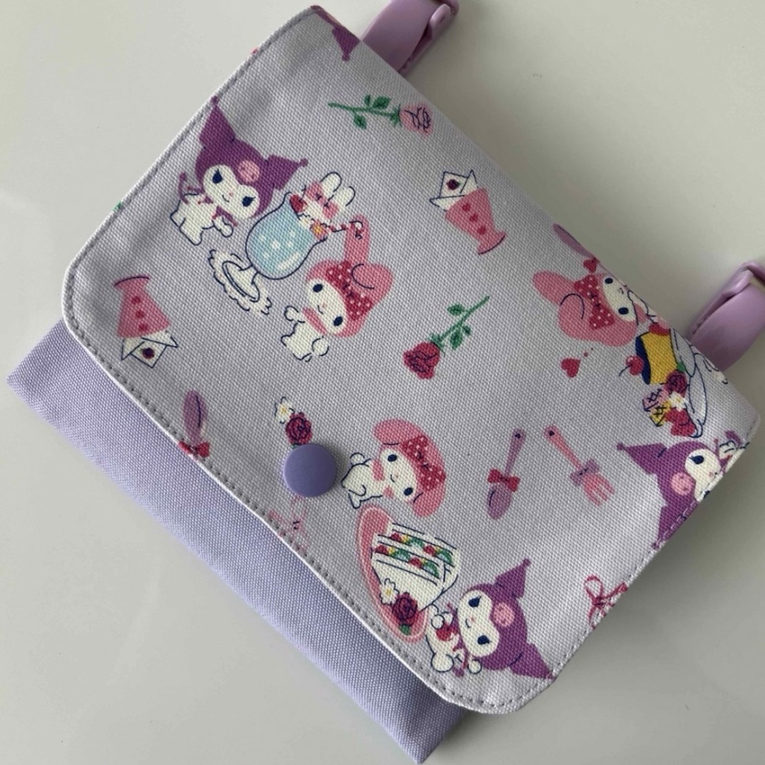 ♡未桂♡様専用　移動ポケット　ピクミンレッド　クロミちゃん ハンドメイドのキッズ/ベビー(外出用品)の商品写真