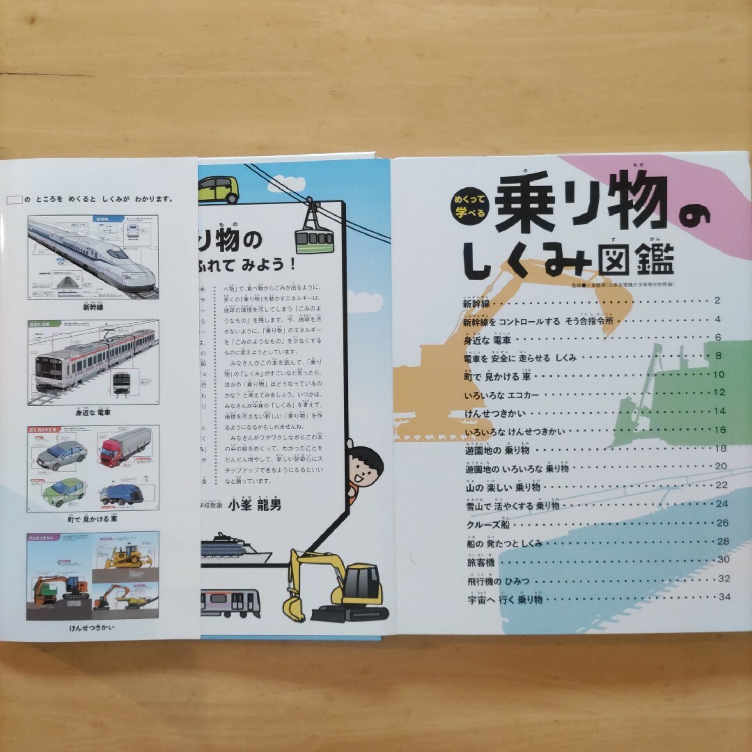 めくって学べる 乗り物のしくみ図鑑 エンタメ/ホビーの本(絵本/児童書)の商品写真