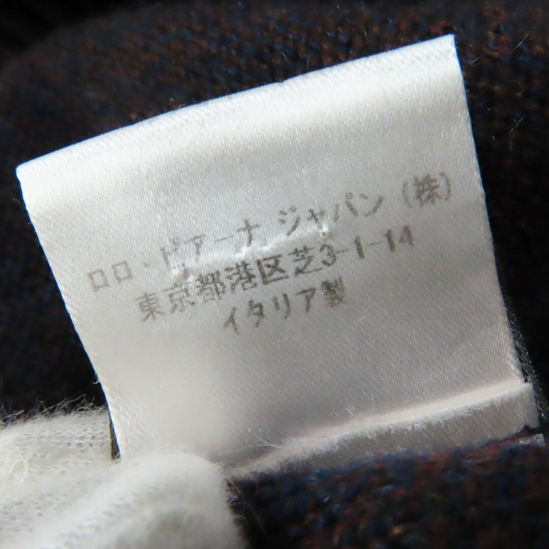 LORO PIANA(ロロピアーナ)の極美品☆Loro Piana ロロピアーナ FAF0817 ベビーカシミヤ100％ ロゴパーツ付 タートルネック 長袖 ニット ワンピース チュニック パープル 36 イタリア製 正規品 レディース レディースのトップス(チュニック)の商品写真