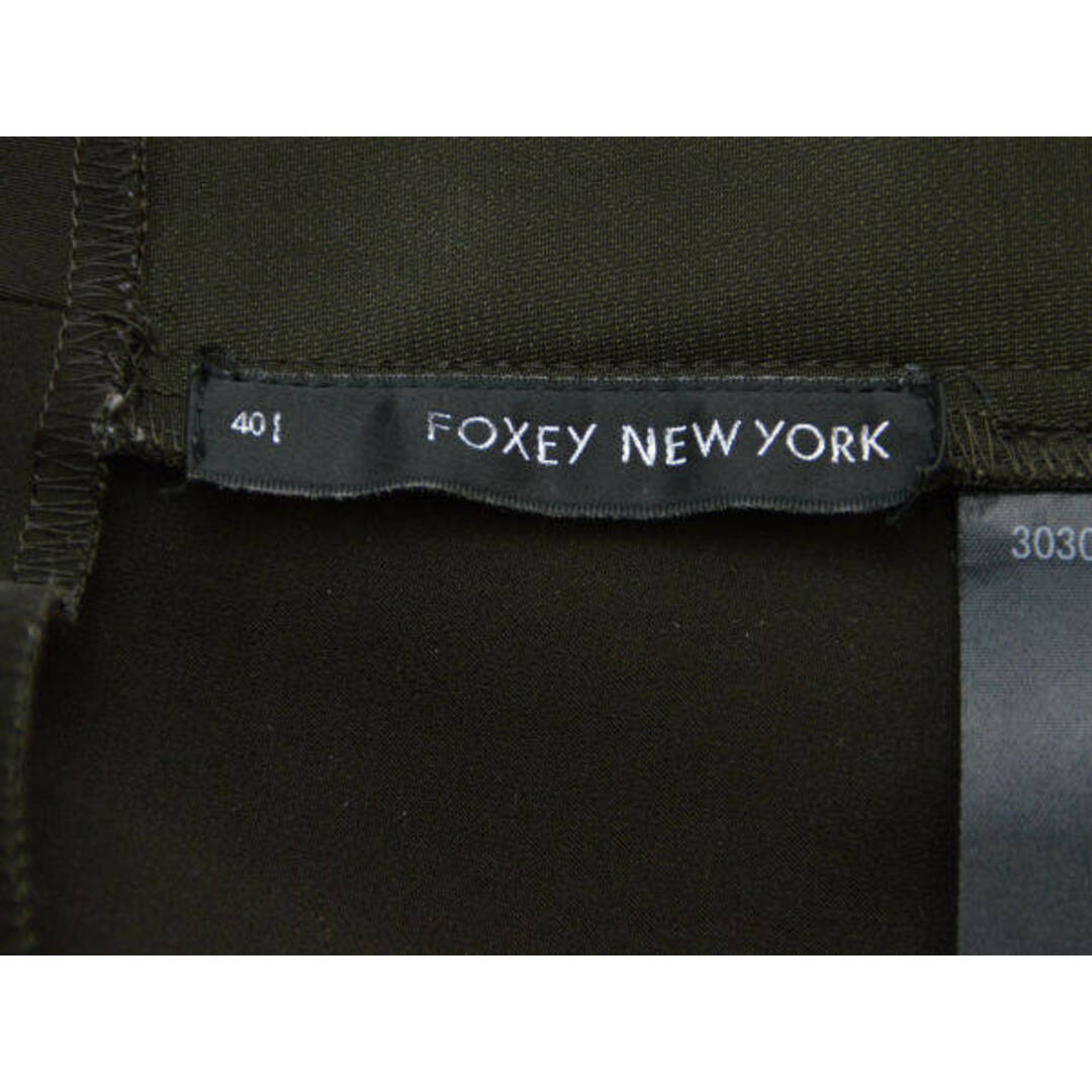 FOXEY(フォクシー)のフォクシーニューヨーク FOXEY NEW YORK ヴェスパ スカート 40サイズ ダークブラウン レディース F-L4633 レディースのスカート(ミニスカート)の商品写真