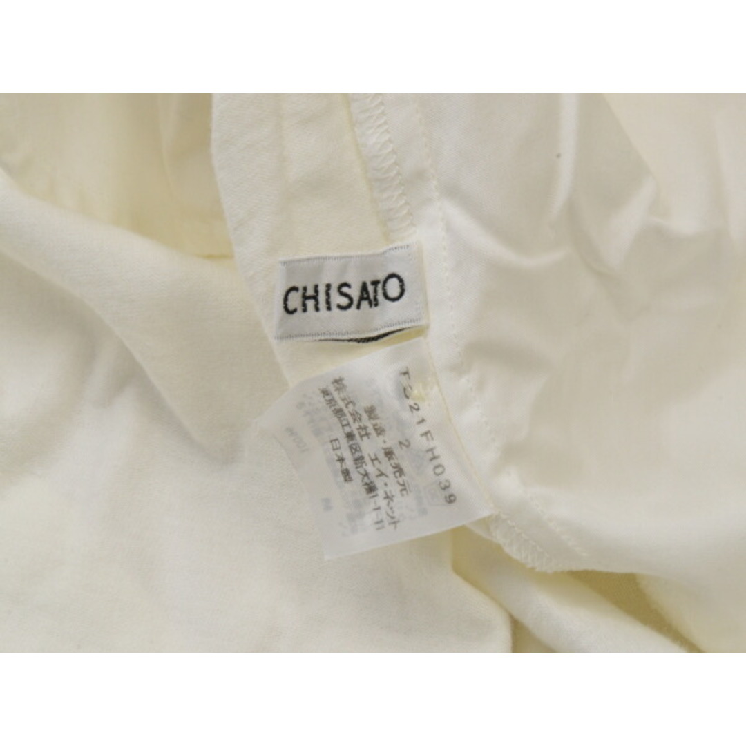 TSUMORI CHISATO(ツモリチサト)のツモリチサト TSUMORI CHISATO シャツ/ブラウス 長袖 コットン 2サイズ ホワイト レディース j_p F-L4669 レディースのトップス(シャツ/ブラウス(半袖/袖なし))の商品写真
