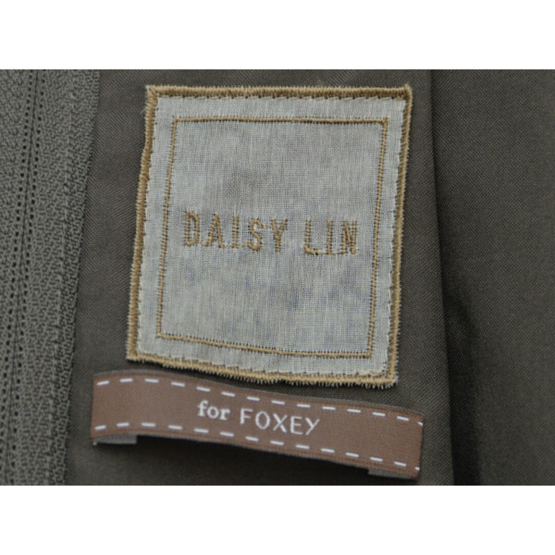 FOXEY(フォクシー)のデイジーリンフォーフォクシー DAISY LIN for FOXEY クレマチス シルク ギャザースカート 38サイズ モカブラウン レディース F-L4706 レディースのスカート(ミニスカート)の商品写真