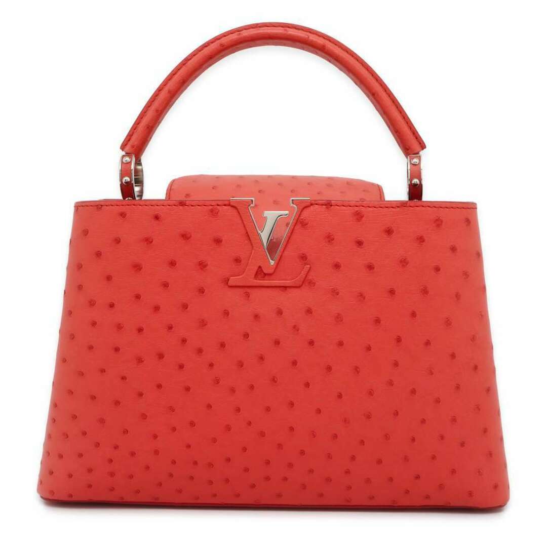 LOUIS VUITTON(ルイヴィトン)のルイヴィトン ハンドバッグ オーストリッチ カプシーヌMM LOUIS VUITTON 2wayショルダーバッグ レディースのバッグ(ハンドバッグ)の商品写真