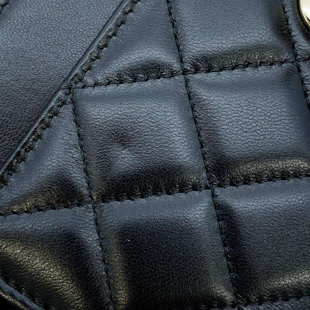 CHANEL(シャネル)のシャネル チェーンショルダーバッグ チェーンクラッチ ココマーク マトラッセ コスチュームパール ラムスキン AP3954 黒 レディースのバッグ(ショルダーバッグ)の商品写真