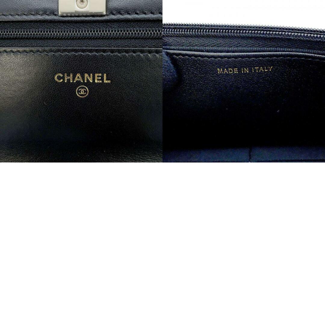 CHANEL(シャネル)のシャネル チェーンショルダーバッグ チェーンクラッチ ココマーク マトラッセ コスチュームパール ラムスキン AP3954 黒 レディースのバッグ(ショルダーバッグ)の商品写真