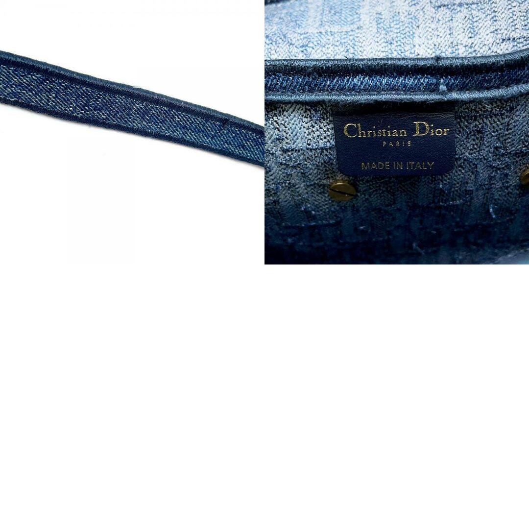 Dior(ディオール)のクリスチャン・ディオール ハンドバッグ オブリーク サドルバッグ デニム Dior ワンショルダーバッグ トロッター レディースのバッグ(ハンドバッグ)の商品写真