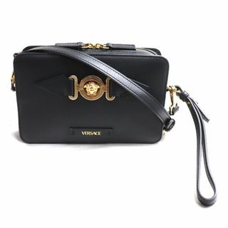 VERSACE ヴェルサーチ メデューサ 2Wayショルダーバッグ ブラック【中古】