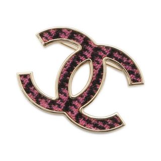 シャネル(CHANEL)のシャネル ブローチ ココマーク ツイード B22K CHANEL アクセサリー(ブローチ/コサージュ)