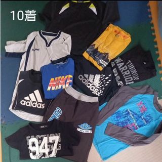 男子140㎝150㎝半袖Tシャツまとめ売り　計10着　男の子夏服　adidas(Tシャツ/カットソー)