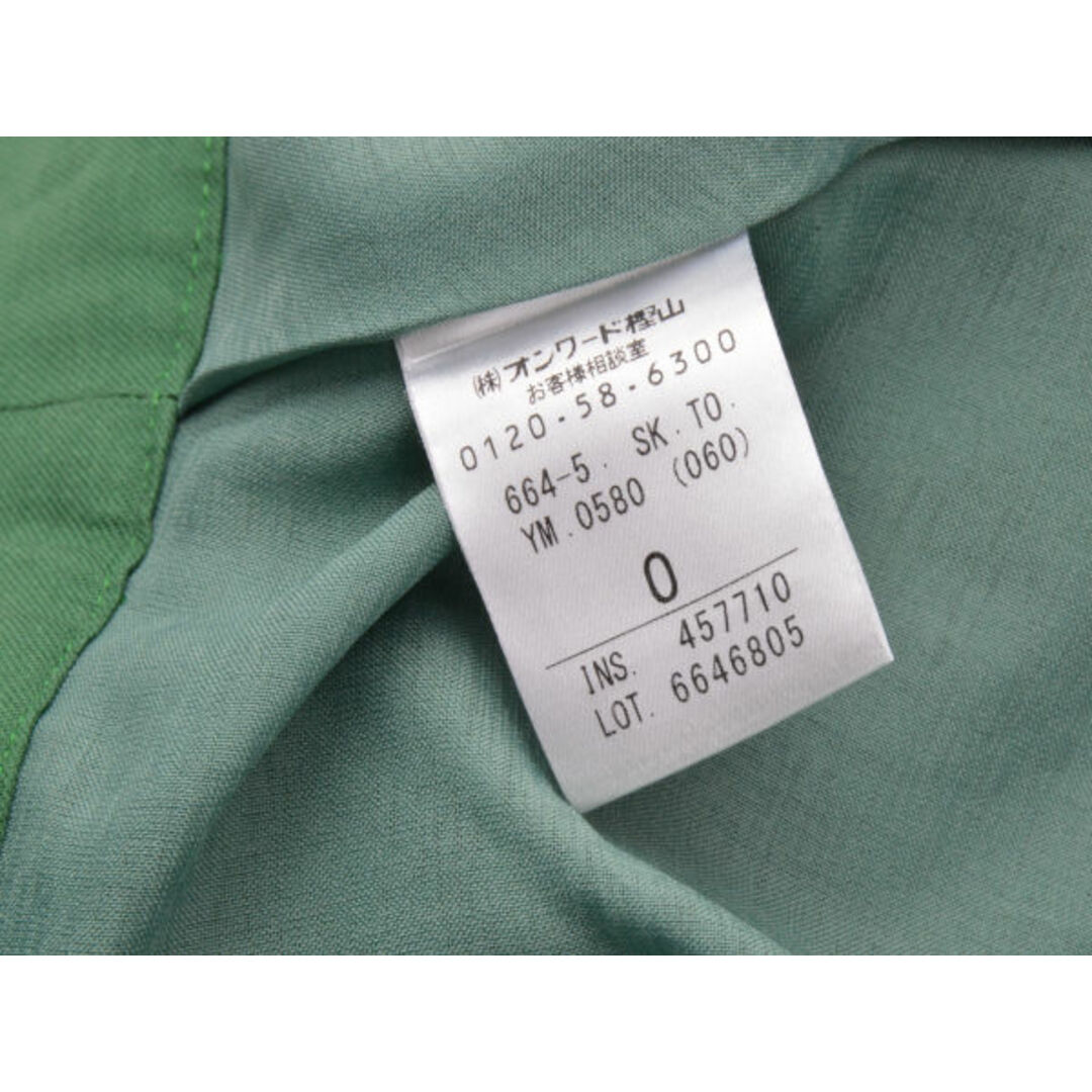 TOCCA(トッカ)のトッカ TOCCA 共布ベルト スカート 0サイズ グリーン レディース F-L5994 レディースのスカート(ミニスカート)の商品写真
