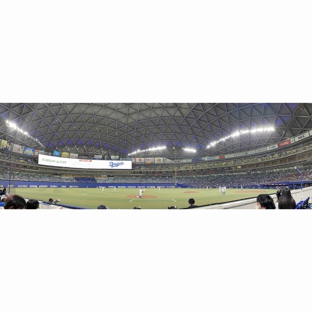 中日ドラゴンズ(チュウニチドラゴンズ)の【6/9日曜】楽天vs中日　内野S席5列目　サファイア　通路から連番ペア チケットのスポーツ(野球)の商品写真