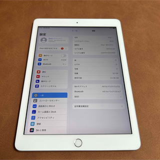 アイパッド(iPad)の7542 美品 電池最良好 iPad6 第6世代 32GB WIFIモデル(タブレット)