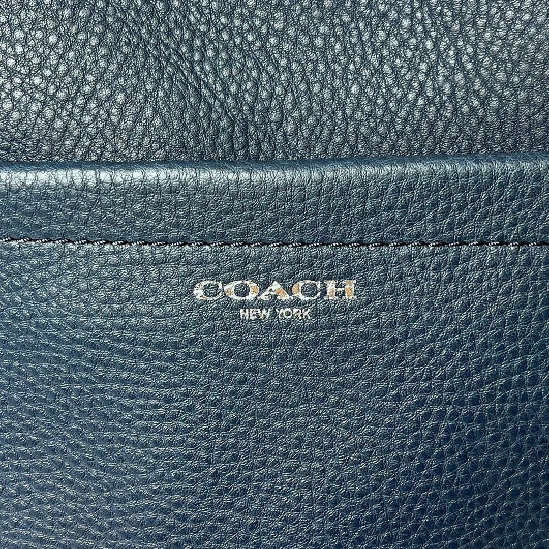COACH(コーチ)の【美品】コーチ　レガシー　シボレザー　ブルー　ショルダーバッグ　タッセル レディースのバッグ(ショルダーバッグ)の商品写真