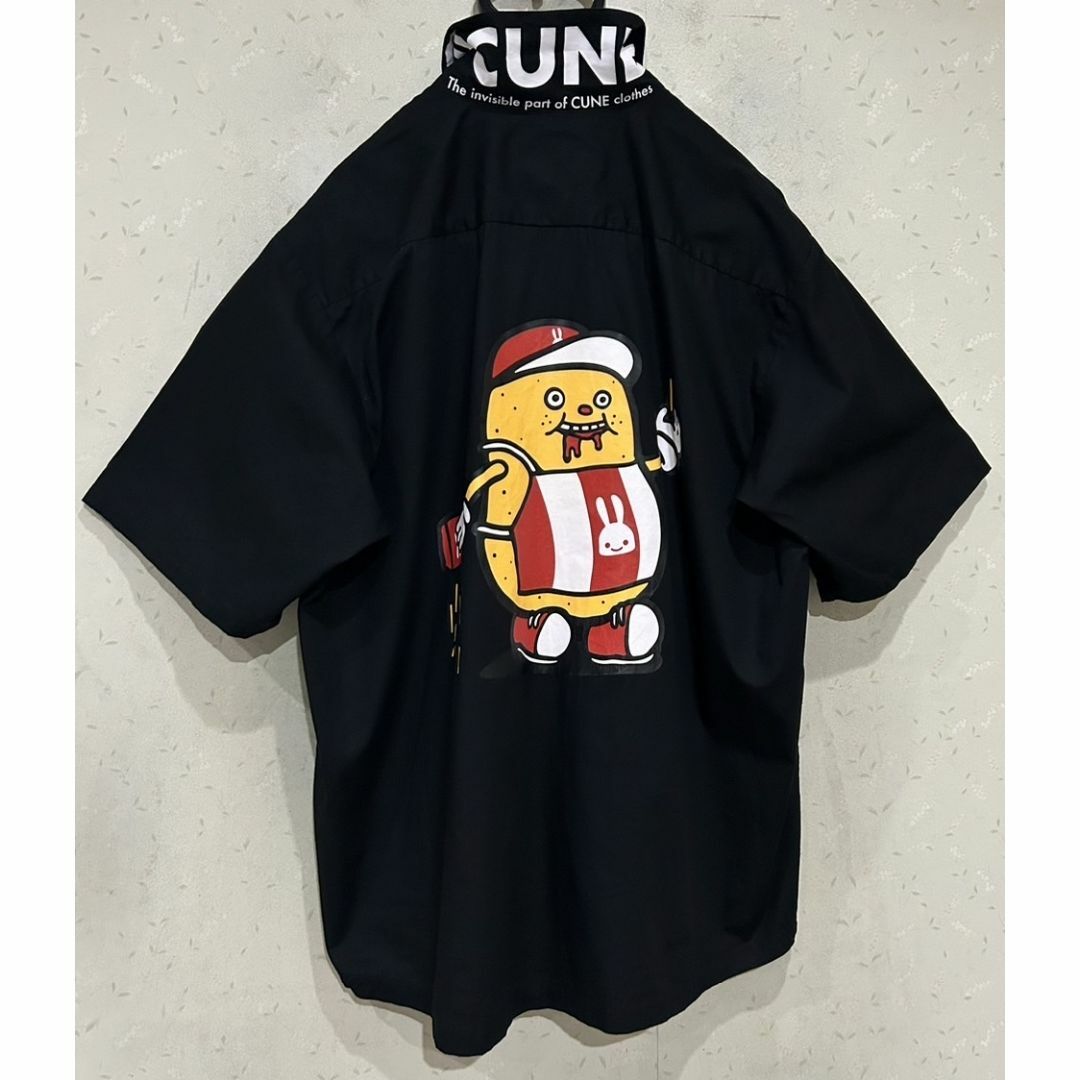CUNE(キューン)の＊CUNE ジャガイモマン ポテト うさぎ 襟裏ロゴ ボタンワークシャツ 3 メンズのトップス(シャツ)の商品写真