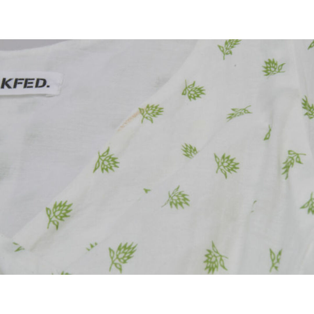 MILKFED.(ミルクフェド)のミルクフェド MILKFED. コットンプリントドレス ワンピース マキシ丈 ONEサイズ 総柄 ホワイト レディース F-L6522 レディースのワンピース(ミニワンピース)の商品写真