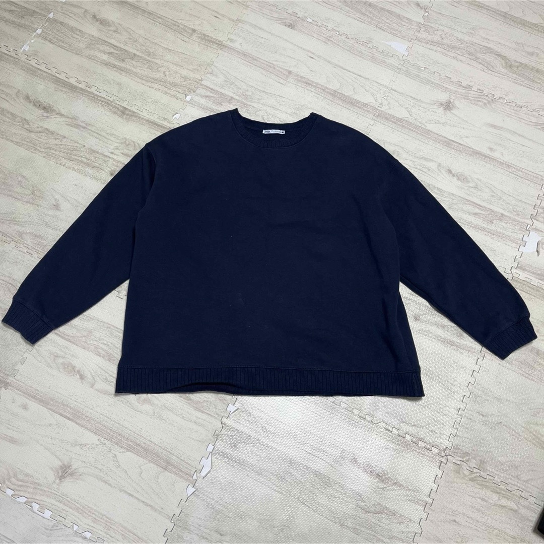 ZARA(ザラ)のZARA ザラ スウェット トレーナー Lサイズ レディースのトップス(トレーナー/スウェット)の商品写真