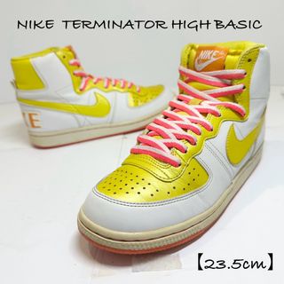 NIKE - NIKE★ターミネーター ハイ★イエロー/黄×ピンク×白★336617★23.5