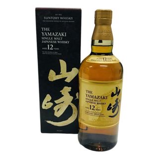 サントリー(サントリー)の珠玉 SUNTORY サントリー シングルモルト ウイスキー 山崎 12年 100周年記念蒸溜所ラベル 700ml 43% 【新品未開栓品】 22405K289(ウイスキー)