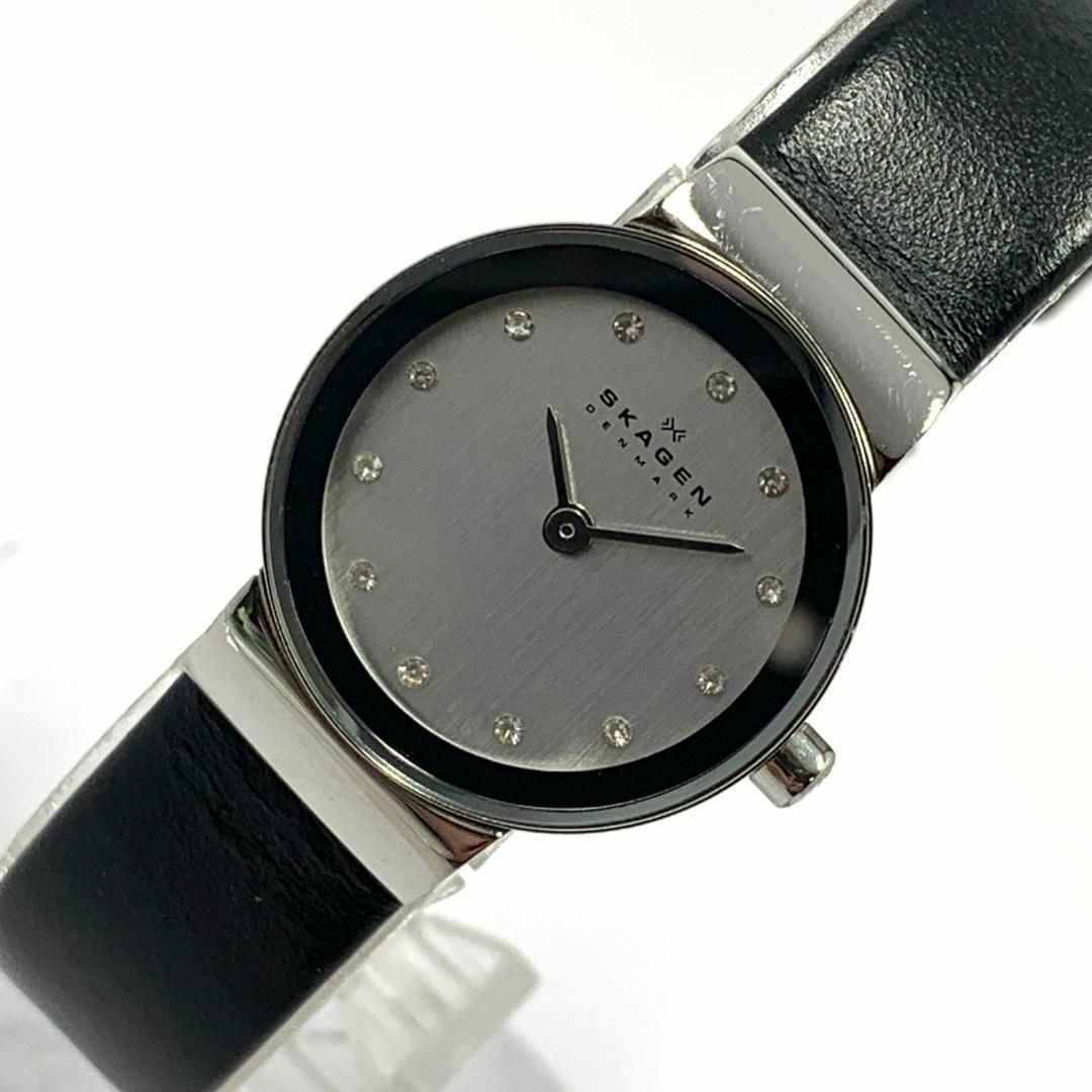 SKAGEN(スカーゲン)の341 稼働品 SKAGEN スカーゲン DENMARK レディース 時計 人気 レディースのファッション小物(腕時計)の商品写真
