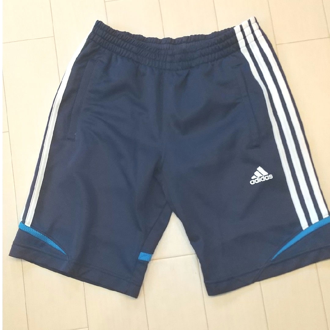 adidas(アディダス)の【匿名発送】150 ハーフパンツ2枚セット！ミズノ&アディダス 夏の着替えに！ キッズ/ベビー/マタニティのキッズ服男の子用(90cm~)(パンツ/スパッツ)の商品写真