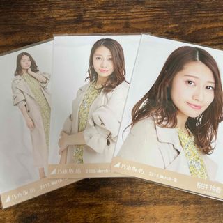 ノギザカフォーティーシックス(乃木坂46)の乃木坂46 桜井玲香 トレンチコート 生写真 コンプ(アイドルグッズ)