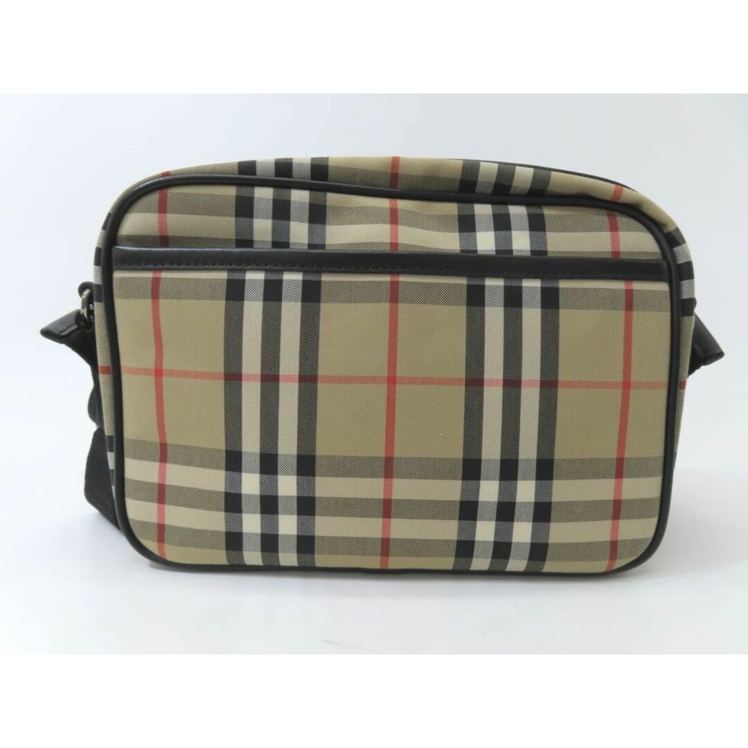 BURBERRY(バーバリー)の【新着】バーバリー 8010152 キャンバス×レザー ベージュチェック/ブラック ヴィンテージ チェック クロスバッグ ショルダーバッグ【池袋店】【中古】 メンズのバッグ(ショルダーバッグ)の商品写真