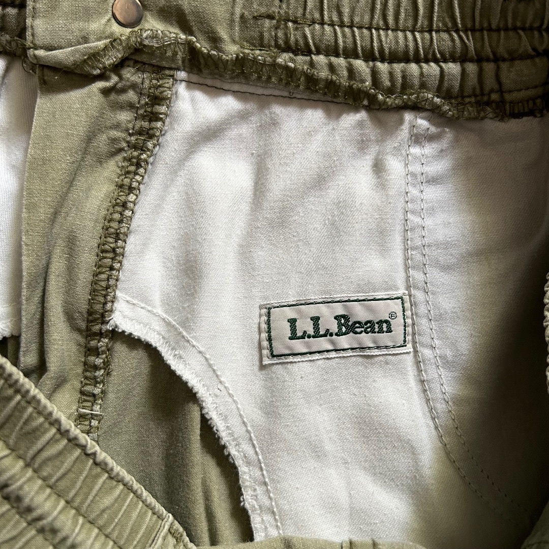 L.L.Bean(エルエルビーン)の80s エルエルビーン ハーフパンツ/ショートパンツ USA製M ライトオリーブ メンズのパンツ(ショートパンツ)の商品写真