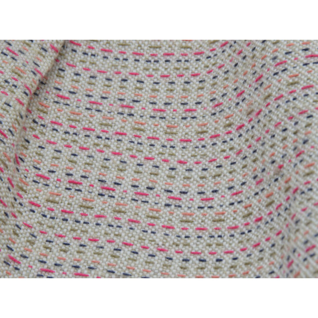 シビラ Sybilla スカート Mサイズ ベージュ×マルチカラー レディース e_u F-L6994 レディースのスカート(ミニスカート)の商品写真