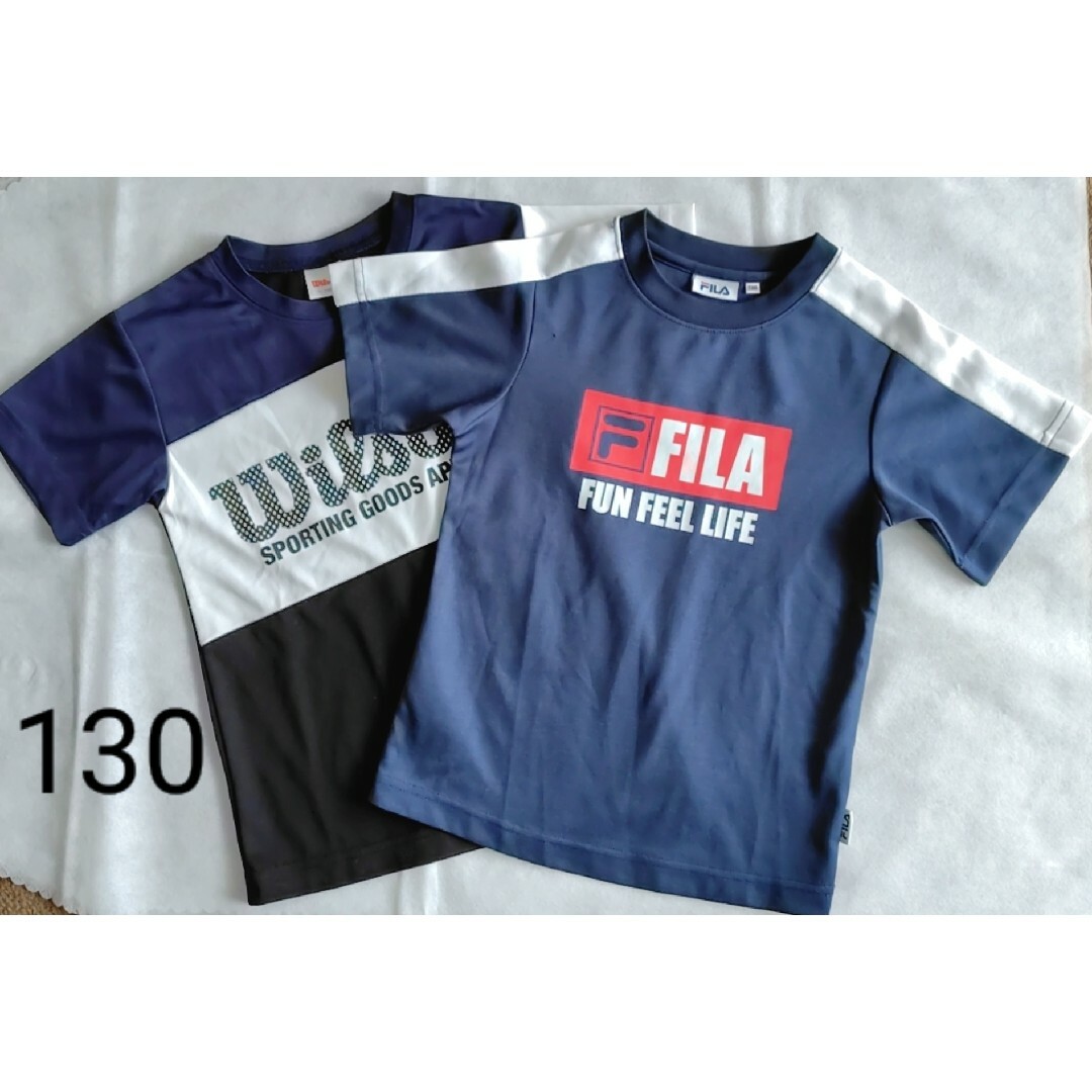 半袖Tシャツ2枚セット　130 キッズ/ベビー/マタニティのキッズ服男の子用(90cm~)(Tシャツ/カットソー)の商品写真