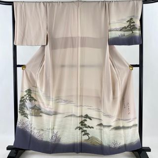 訪問着 身丈160cm 裄丈66.5cm 正絹 名品 【中古】(着物)