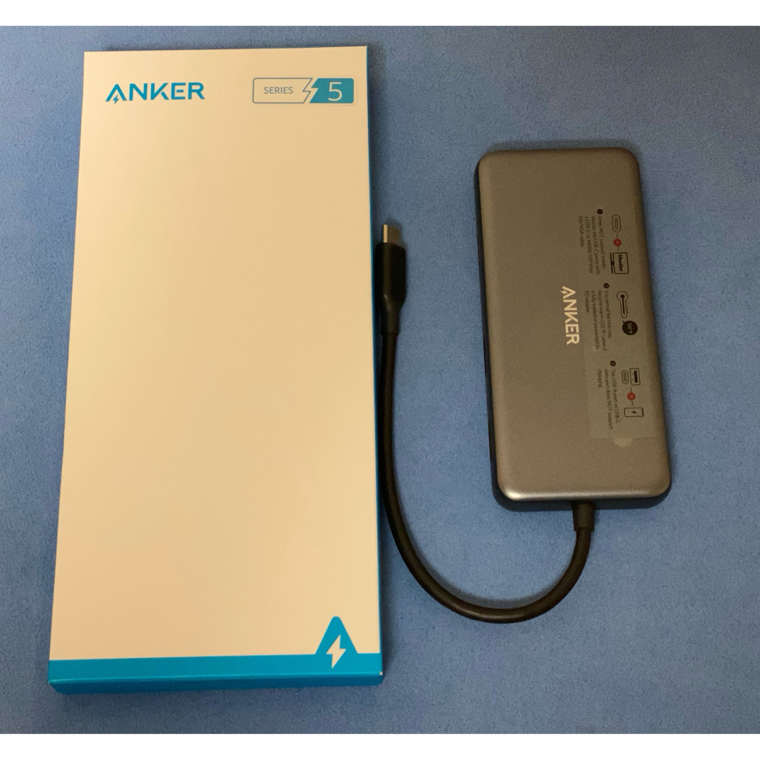 Anker(アンカー)のAnker PowerExpand 8-in-1 USB-C PD 10Gbps スマホ/家電/カメラのPC/タブレット(PC周辺機器)の商品写真