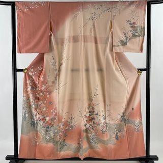 訪問着 身丈157cm 裄丈63cm 正絹 美品 名品 【中古】(着物)