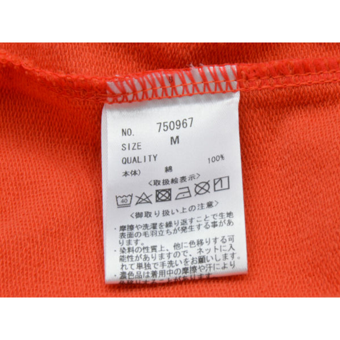 マージュール marjour スウェット COLOR SWEAT 長袖 Mサイズ オレンジ レディース j_p F-L7106 レディースのトップス(トレーナー/スウェット)の商品写真