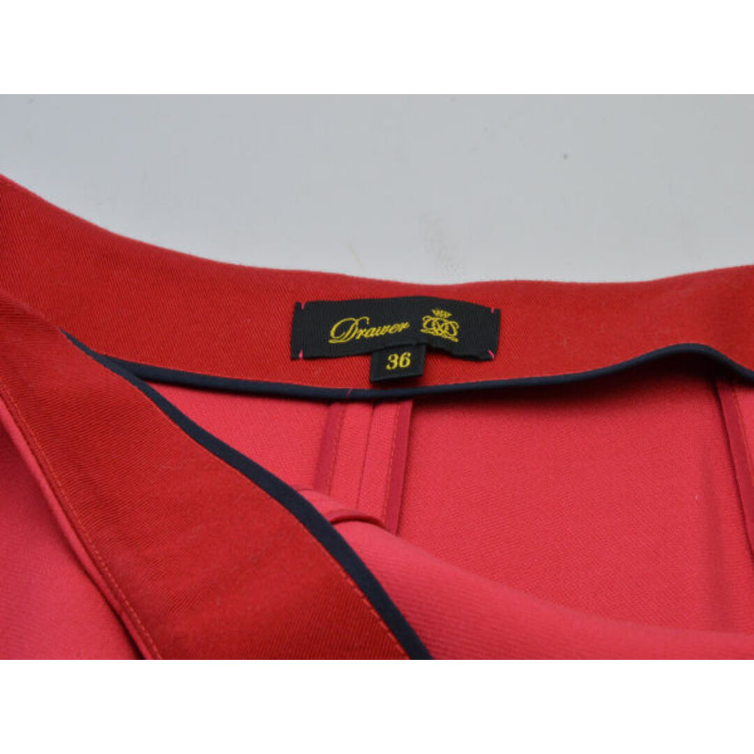 UNITED ARROWS(ユナイテッドアローズ)のドゥロワー Drawer ユナイテッドアローズ スカート フレア ウールシルク 36サイズ レッド レディース j_p F-L7109 レディースのスカート(ミニスカート)の商品写真