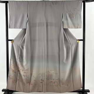 訪問着 身丈159.5cm 裄丈62cm 正絹 名品 【中古】(着物)