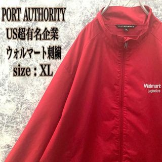 ヴィンテージ(VINTAGE)のP3 US古着ポートオーソリティー大企業ウォルマート刺繍薄手ブルゾンジャケット(その他)