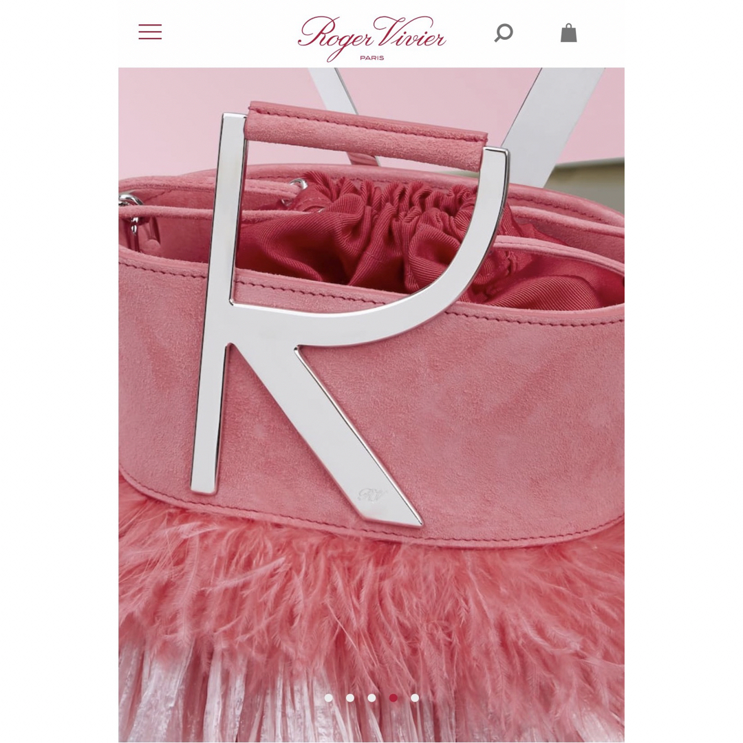 ROGER VIVIER(ロジェヴィヴィエ)の美品 rogervivier ロジェヴィヴィエ ミニバック ミニ バック ピンク レディースのバッグ(ショルダーバッグ)の商品写真